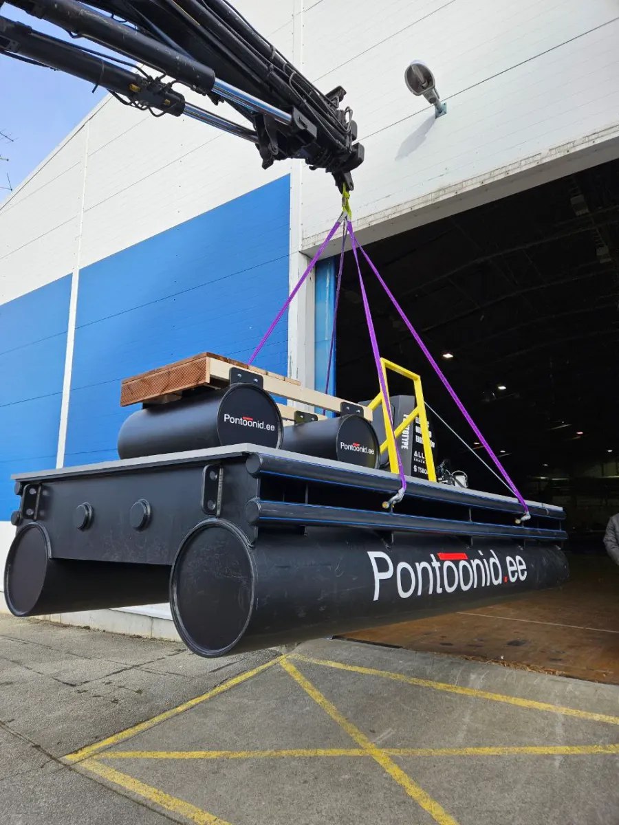 Various HDPE pontoons and modules that are produced by TS MARINE and used in building pontoons and piers that are heavy duty and weather resistant.