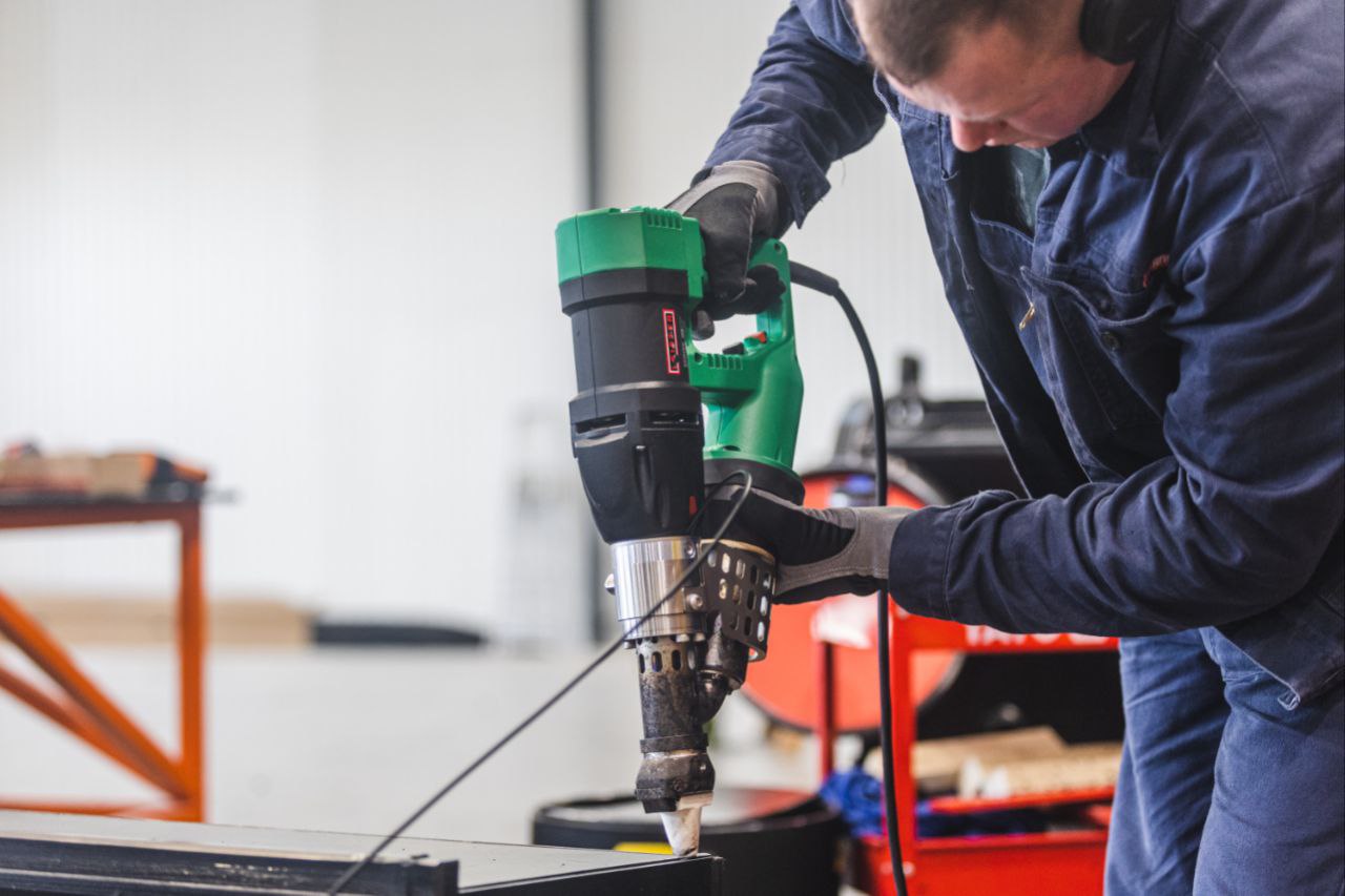 HDPE welded construction - storage tank, produced by TS MARINE. This is an example of what TS MARINE company can produce.